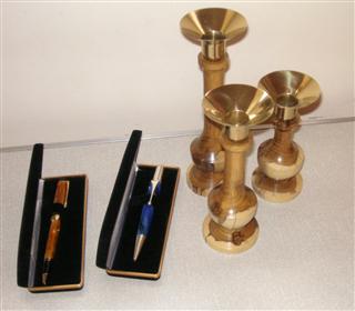 Candle sticks and pans by Graham Holcroft